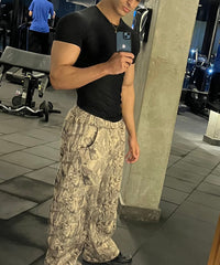 TREE CAMO WIDELEG PANTS