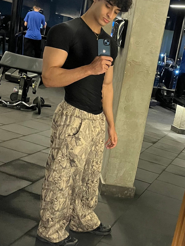TREE CAMO WIDELEG PANTS