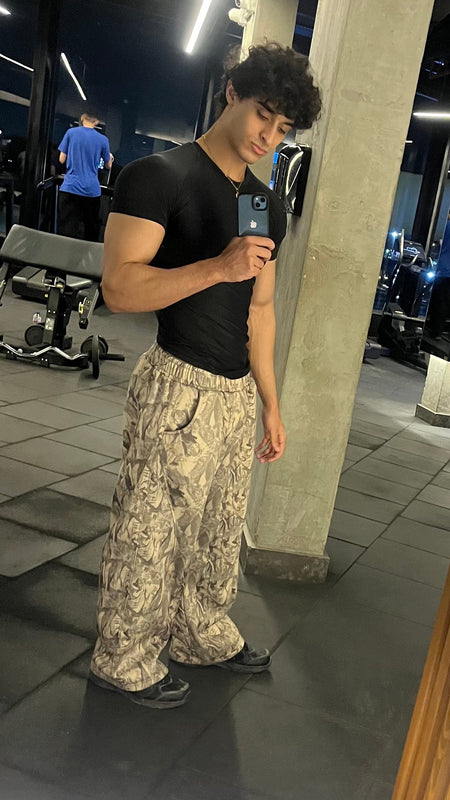 TREE CAMO WIDELEG PANTS