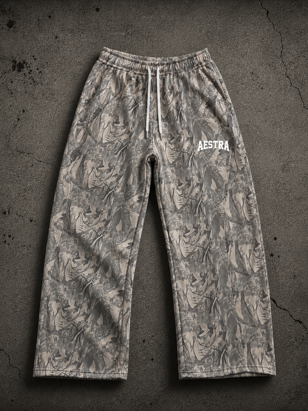 TREE CAMO WIDELEG PANTS